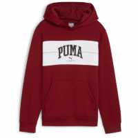 Puma Squad Hoodie Fl B Hoody Unisex Kids Интензивно червен 