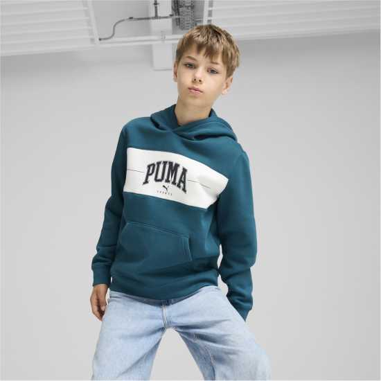 Puma Squad Hoodie Fl B Hoody Unisex Kids Зелено 