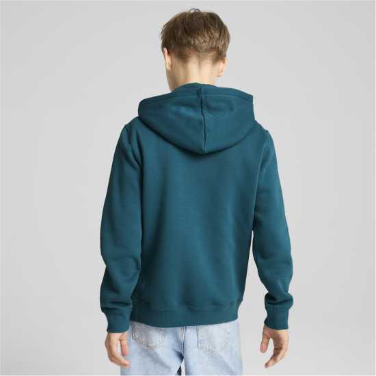 Puma Squad Hoodie Fl B Hoody Unisex Kids Зелено 