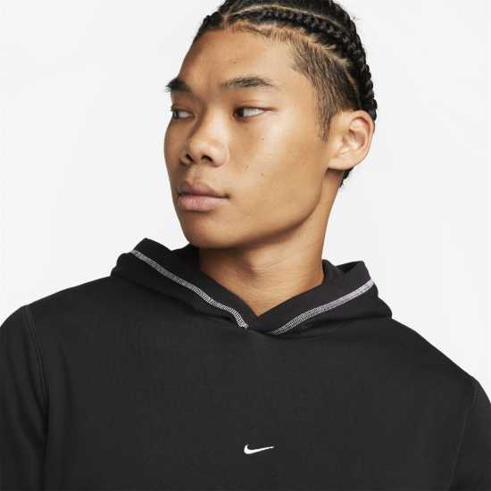 Nike Strike Men'S Pullover Soccer Hoodie Hoody Mens Черно/Бяло 