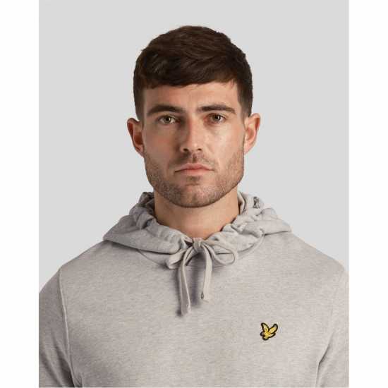 Lyle And Scott Lyle Pullover Hood Sn52 Light Grey D24 