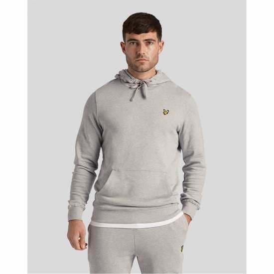 Lyle And Scott Lyle Pullover Hood Sn52 Light Grey D24 