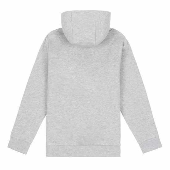 Jack Wills Kids Batsford Script Logo Hoodie Сива Хизър Детски суитчъри и блузи с качулки