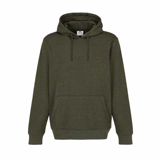 Slazenger Fleece Hoodie Mens Кахи Марл 