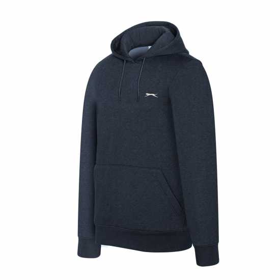 Slazenger Fleece Hoodie Mens Индиго Марл Мъжки суитчъри и блузи с качулки