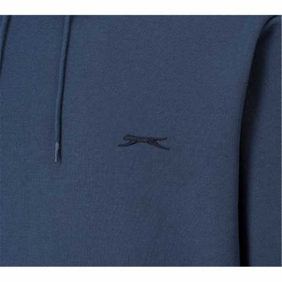 Slazenger Fleece Hoodie Mens Стил Син 