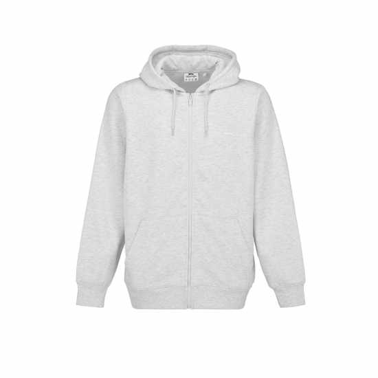 Slazenger Full Zip Hoodie Mens Ледена марла Мъжки суитчъри и блузи с качулки