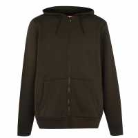 Slazenger Full Zip Hoodie Mens Khaki Marl Мъжки полар