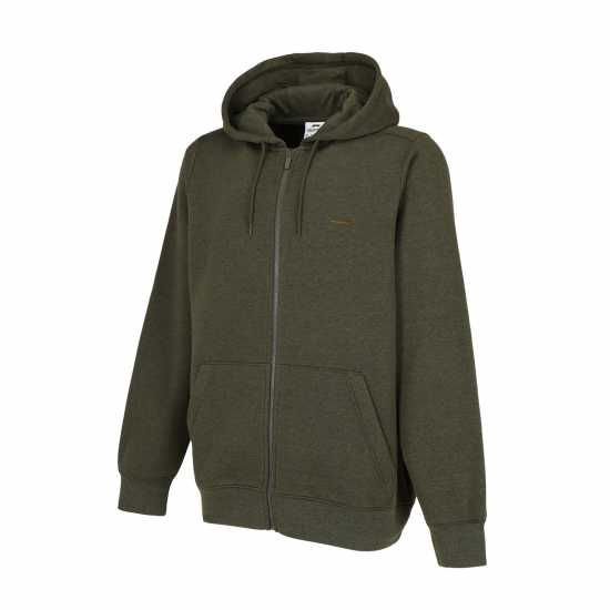 Slazenger Full Zip Hoodie Mens Khaki Marl Мъжки полар