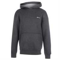 Slazenger Hoodie Junior Ледено сиво марл Детски суитчъри и блузи с качулки