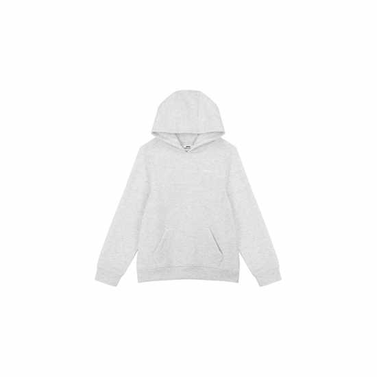 Slazenger Hoodie Junior Ледено сиво марл Детски суитчъри и блузи с качулки