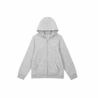 Slazenger Zipped Hoodie Junior Сив марл Детски суитчъри и блузи с качулки