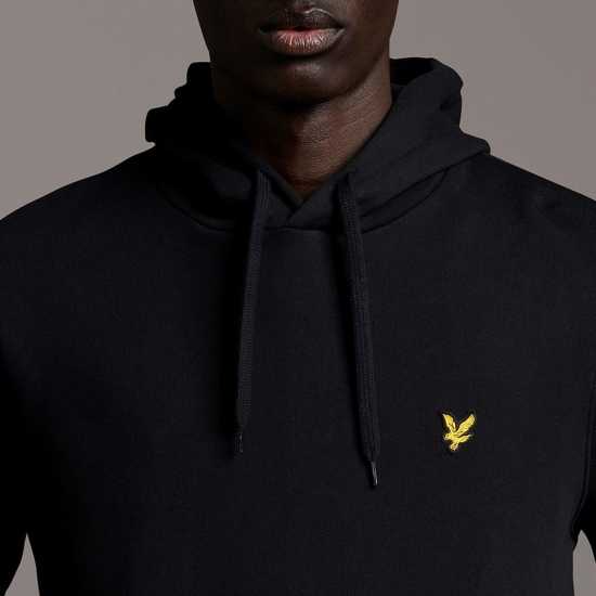 Lyle And Scott Logo Hoodie Черно небесно Z865 