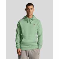 Lyle And Scott Logo Hoodie Глен Грийн W998 