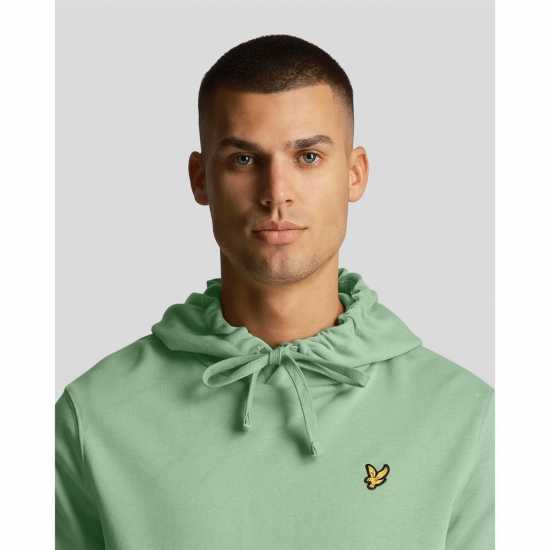 Lyle And Scott Logo Hoodie Глен Грийн W998 