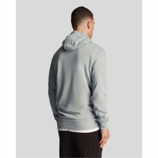 Lyle And Scott Logo Hoodie Сиво син A19 