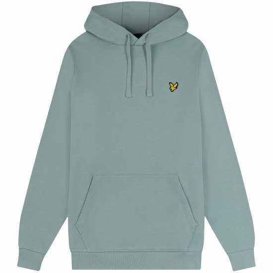 Lyle And Scott Logo Hoodie Сиво син A19 