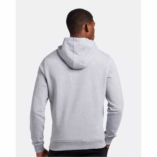 Lyle And Scott Logo Hoodie Сив Марл D24 