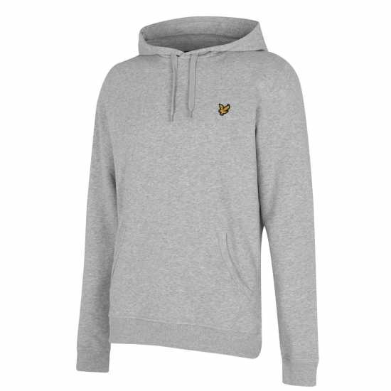 Lyle And Scott Logo Hoodie Сив Марл D24 