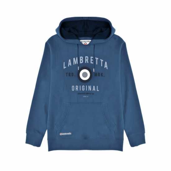 Lambretta Hooded Sweat Тъмно синьо Мъжки суитчъри и блузи с качулки