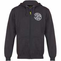 Golds Gym Zip Hoody Sn00 Тъмно сиво марл Мъжки суитчъри и блузи с качулки