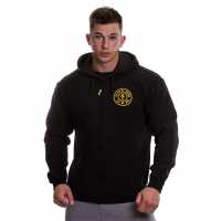 Golds Gym Zip Hoody Sn00 Черно Мъжки суитчъри и блузи с качулки