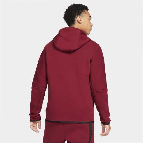 Nike Sportswear Tech Fleece Hoodie Mens Отбор Червено/Универ Мъжки суитчъри и блузи с качулки