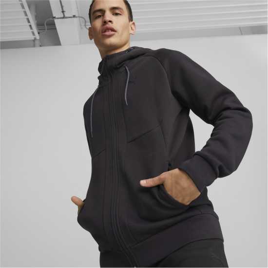 Puma Мъжки Суитшърт Pumatech Full-Zip Hoodie Dk Hoody Mens Черно Пума 