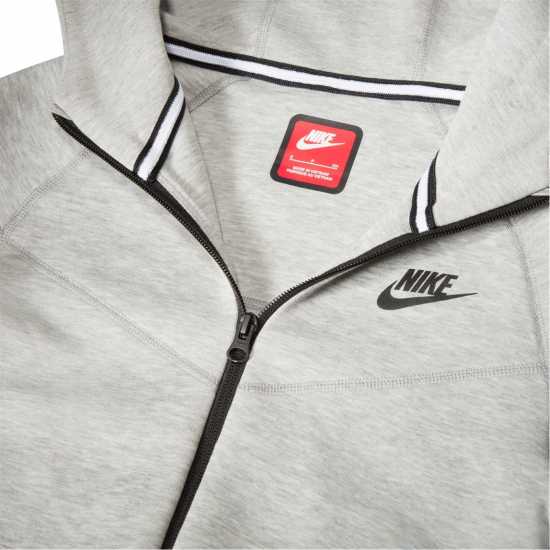 Nike Sportswear Tech Fleece Big Kids'  Full-Zip Hoodie Grey/Black Детски суитчъри и блузи с качулки