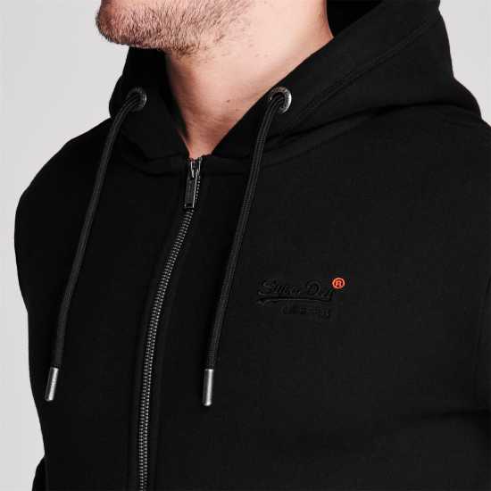 Superdry Basic Zip Hoodie Черно 02A 