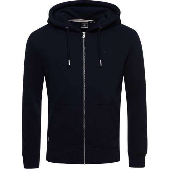 Superdry Basic Zip Hoodie Морска синьо 98T 