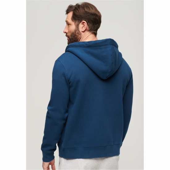 Superdry Basic Zip Hoodie Син J6P 