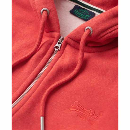 Superdry Basic Zip Hoodie Оранжев 5EG 