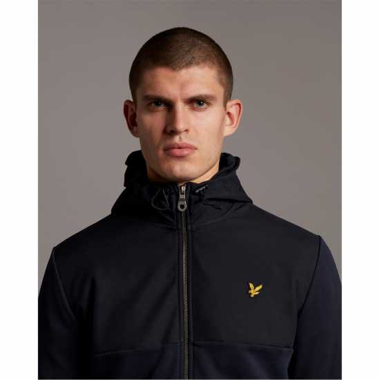 Lyle And Scott Softshell Zip Hoodie Тъмно морско Син Z271 