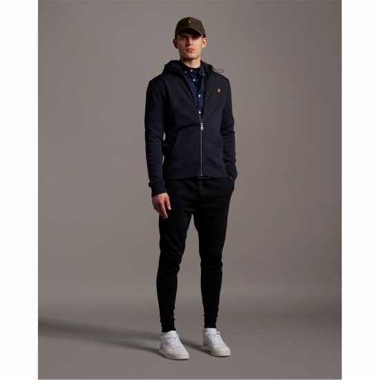 Lyle And Scott Softshell Zip Hoodie Тъмно морско Син Z271 