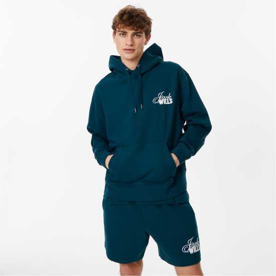 Jack Wills Vintage Hoodie Богата Тил Мъжки суитчъри и блузи с качулки