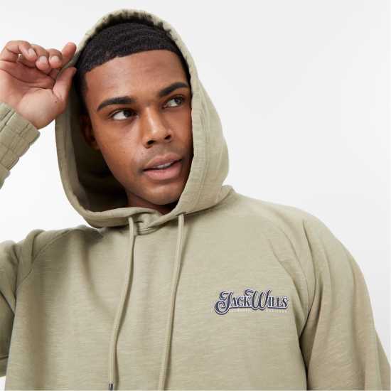 Jack Wills Western Hoody Шафран Мъжки суитчъри и блузи с качулки