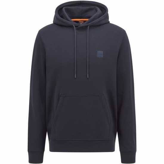 Hugo Boss Boss Wetalk Logo Patch Hoodie Нави 404 Mens Big and Tall