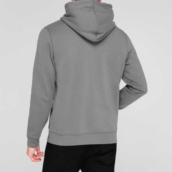 Hugo Boss Boss Wetalk Logo Patch Hoodie Угъл 029 Mens Big and Tall