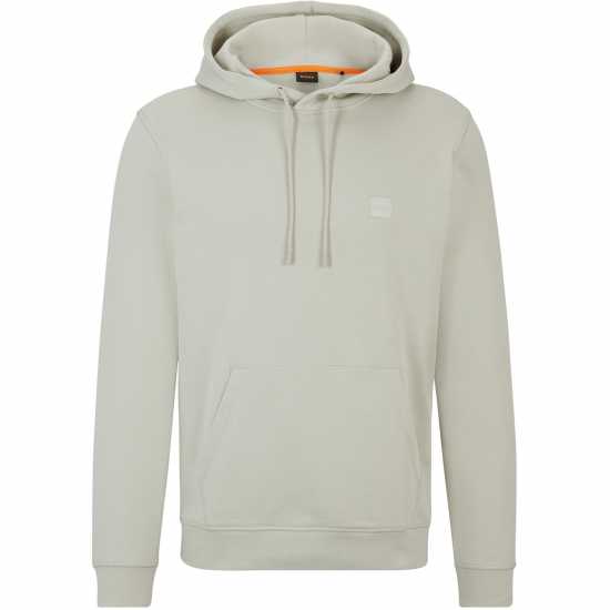 Hugo Boss Boss Wetalk Logo Patch Hoodie Светло бежово 271 Mens Big and Tall