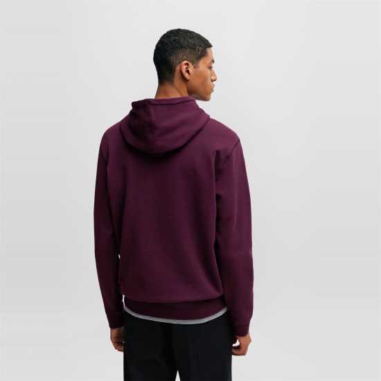 Hugo Boss Boss Wetalk Logo Patch Hoodie Медно лилаво 510 