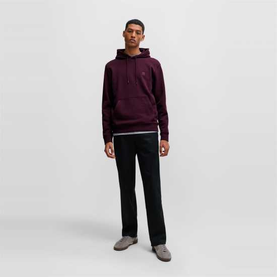 Hugo Boss Boss Wetalk Logo Patch Hoodie Медно лилаво 510 