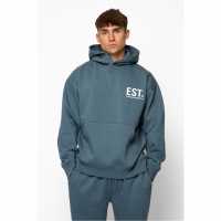 Established Core Hoodie Стил Син 