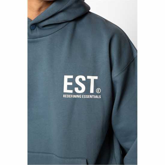 Established Core Hoodie Стил Син 