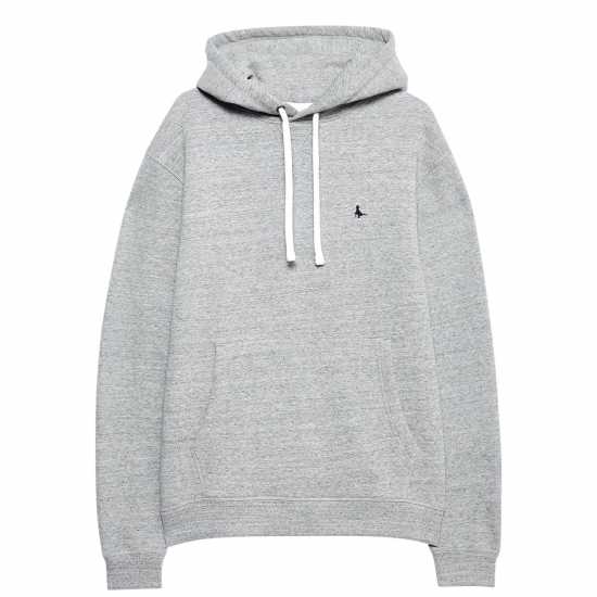 Jack Wills Pheasant Logo Hoodie Сив марл Мъжки суитчъри и блузи с качулки