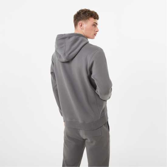 Jack Wills Batsford Graphic Logo Hoodie Сланина 