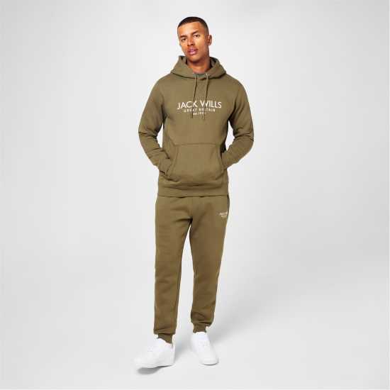 Jack Wills Batsford Graphic Logo Hoodie Лист 