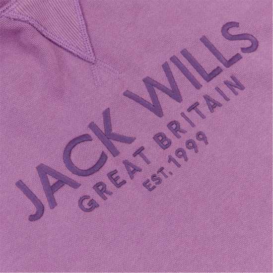 Jack Wills Batsford Graphic Logo Hoodie Chinese Violt Мъжки суитчъри и блузи с качулки