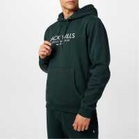 Jack Wills Batsford Graphic Logo Hoodie Винограден 