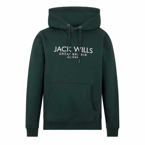 Jack Wills Batsford Graphic Logo Hoodie Винограден 